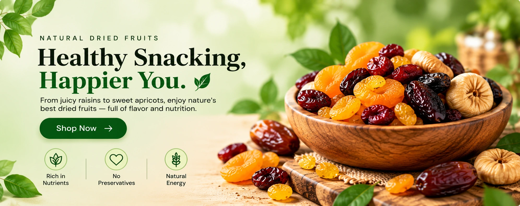 Zubii Dry Fruits Promotional Banner